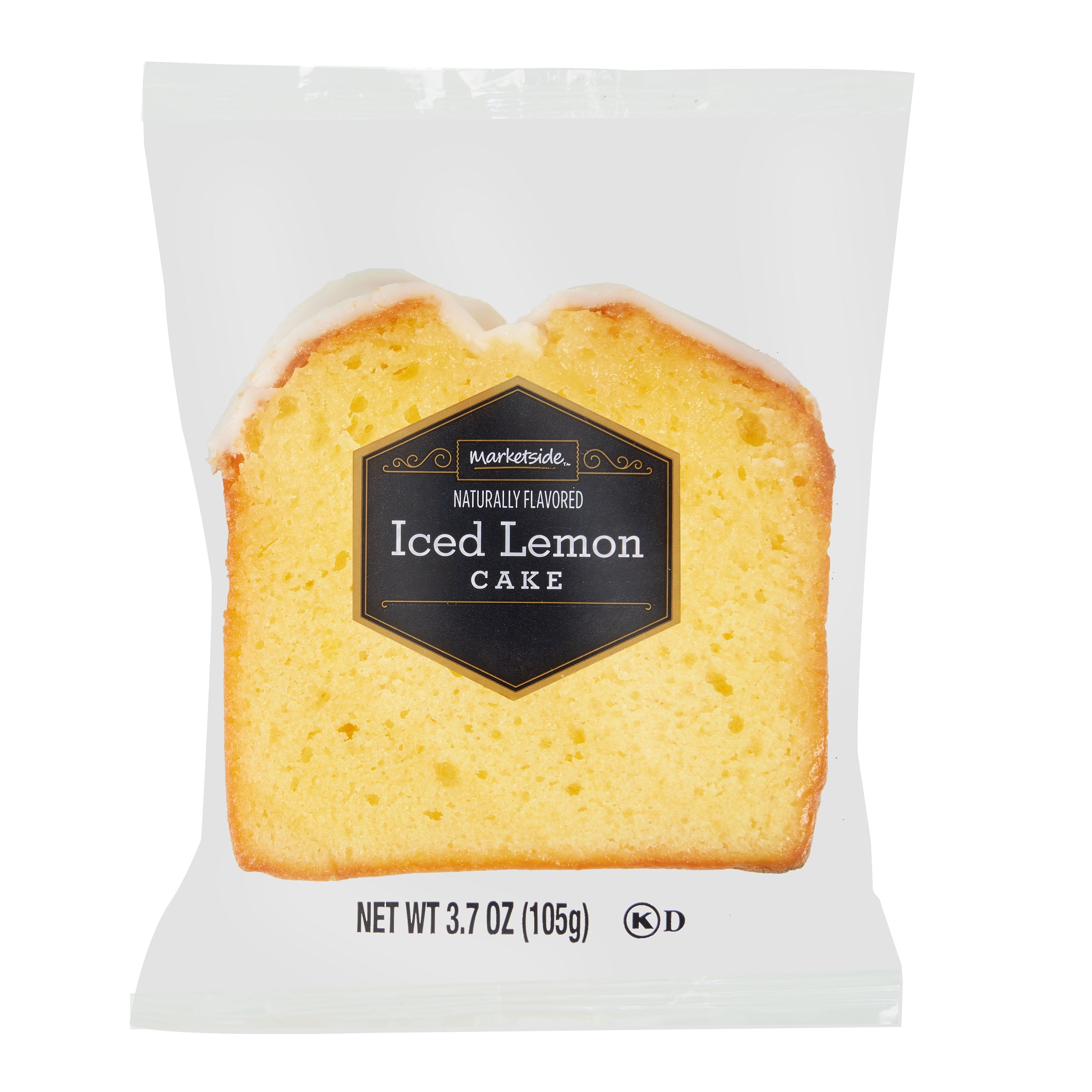 Marketside Individually Wrapped Iced Lemon Cake, 3.7 oz, 1 Count