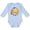 AE-Light Blue, variant on Sun and Planets- Yes, and Pluto Boys or Girls Long Sleeve Baby Bodysuit