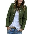 thumbnail image 2 of CAICJ98 Puffer Vest Women Plus Size Womens Fuzzy Lined Vest Reversible Sherpa Zip Up Jacket Warm Quilted Lightweight Pocket Outwear Army Green,M, 2 of 5