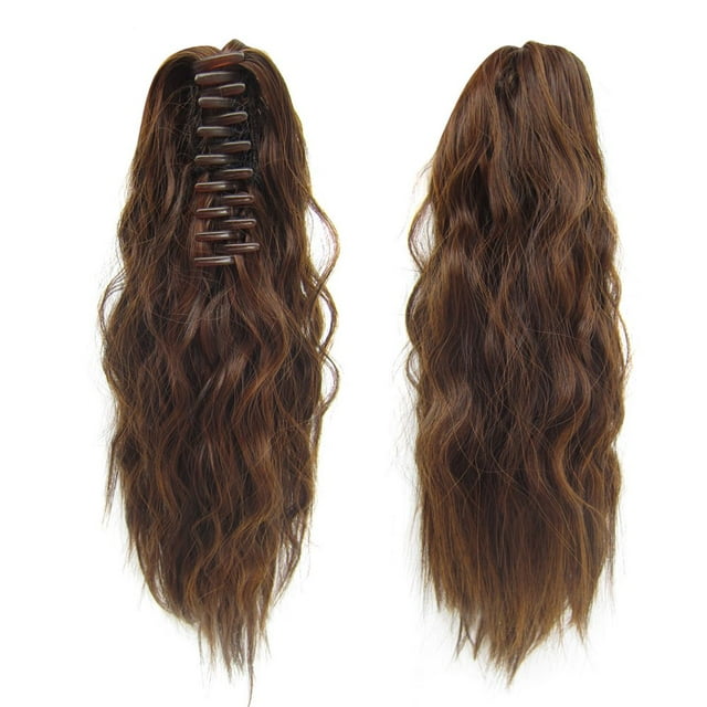Long Poney Cheveux Doux Queue Perruque Naturel Réaliste Super Léger Fausse Perruque Femmes Mode Accessoires de Cheveux A