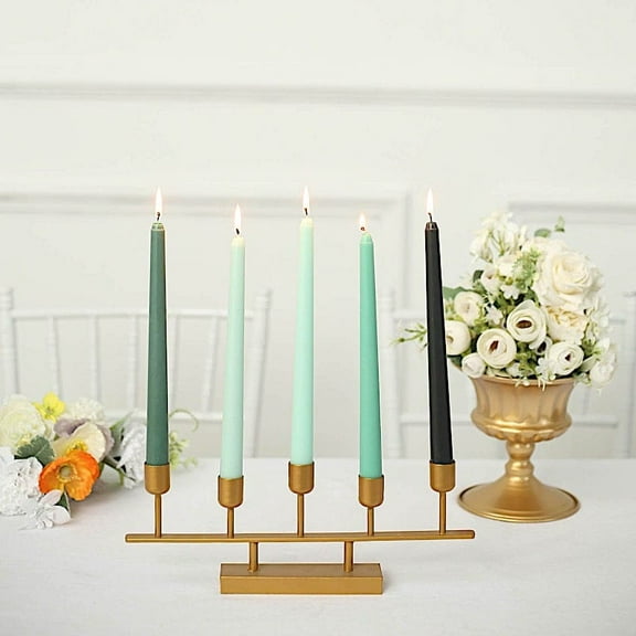 BalsaCircle 12 Green 10" Premium Taper Candles Centerpiece Home Decorations