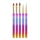 thumbnail image 2 of 5x Nail t Brushes Set Design Pen Liner pa Salon Home DIY shamjiam cepillos de uñas de arte de uñas, 2 of 8