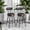 Ink Black, variant on LEDREM 2-Pack Award-Winning Bar Stools - 360° Swivel, 3.1" Plush Seat, Mid-Century Design, Scratch-Resistant, Forest Green
