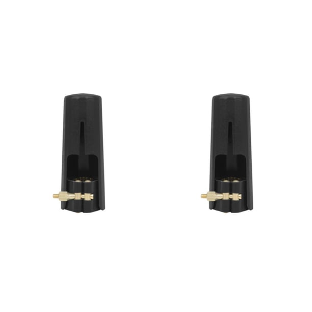Naiovety Tapa de clarinete de ligadura de cuero, equipo de protección de superficie lisa, buen tacto para principiantes, suministros de Alto 2piezas