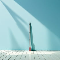 MERRYHAPY Solar Powered Driveway Marker Red Metal 1Pcs 30.3x1.6x1.6in