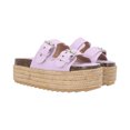 thumbnail image 1 of Sandalia De Plataforma con Yute para Mujer Cabra Piel&nbsp;Lila Platonia LAIA-01-LILA, 1 of 8