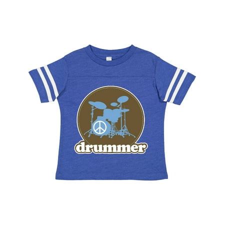 

Inktastic Cool Brown Retro Drummer Gift Toddler Boy or Toddler Girl T-Shirt