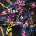 thumbnail image 7 of Ambesonne Dark Floral Valance & Curtain, Exotic Forest Ornament, 55"x24", Hot Pink Pale Camel, 7 of 7