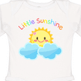 thumbnail image 4 of Inktastic Little Sunshine- cute sun rainbow letters Boys or Girls Long Sleeve Baby Bodysuit, 4 of 5