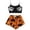 zz1-Orange, variant on Pajamas For Women Set Halloween Cozy 2 Piece Outfit Soft Comfortable Sleepwear Loungewear Nightwear Nightclothes Homewear