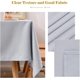 thumbnail image 3 of Rectangular Tablecloth Tablecloths Waterproof Stain Resistant Tablecloth Elegant Easy Care for Indoor, Outdoor Decoration 140*180cm, 3 of 5