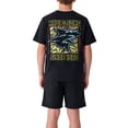 thumbnail image 2 of Maui and Sons Bots OG T-Shirt for Boys, Classic Black Short Sleeve Crew Neck Graphic Tee Inspired by California Surf Culture & Designed for Everyday Comfort, 2 of 5