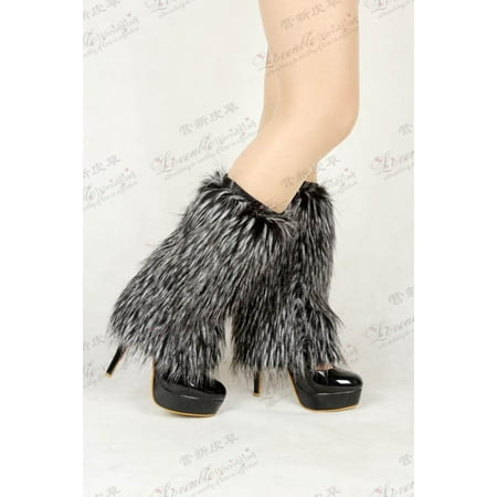 

Eyicmarn Women s Anti-Slip Leg Warmers Solid Color/Multi-Color Thicken Socks Windproof Legs Protector