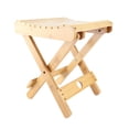 thumbnail image 1 of Taburete plegable de bambú para masajes, ducha, reposapiés, asiento plegable portátil para el hogar., 1 of 14
