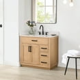 thumbnail image 6 of Altair Gavino 36" Wood Vanity in Light Brown with Composite Stone Top No Mirror, 6 of 13