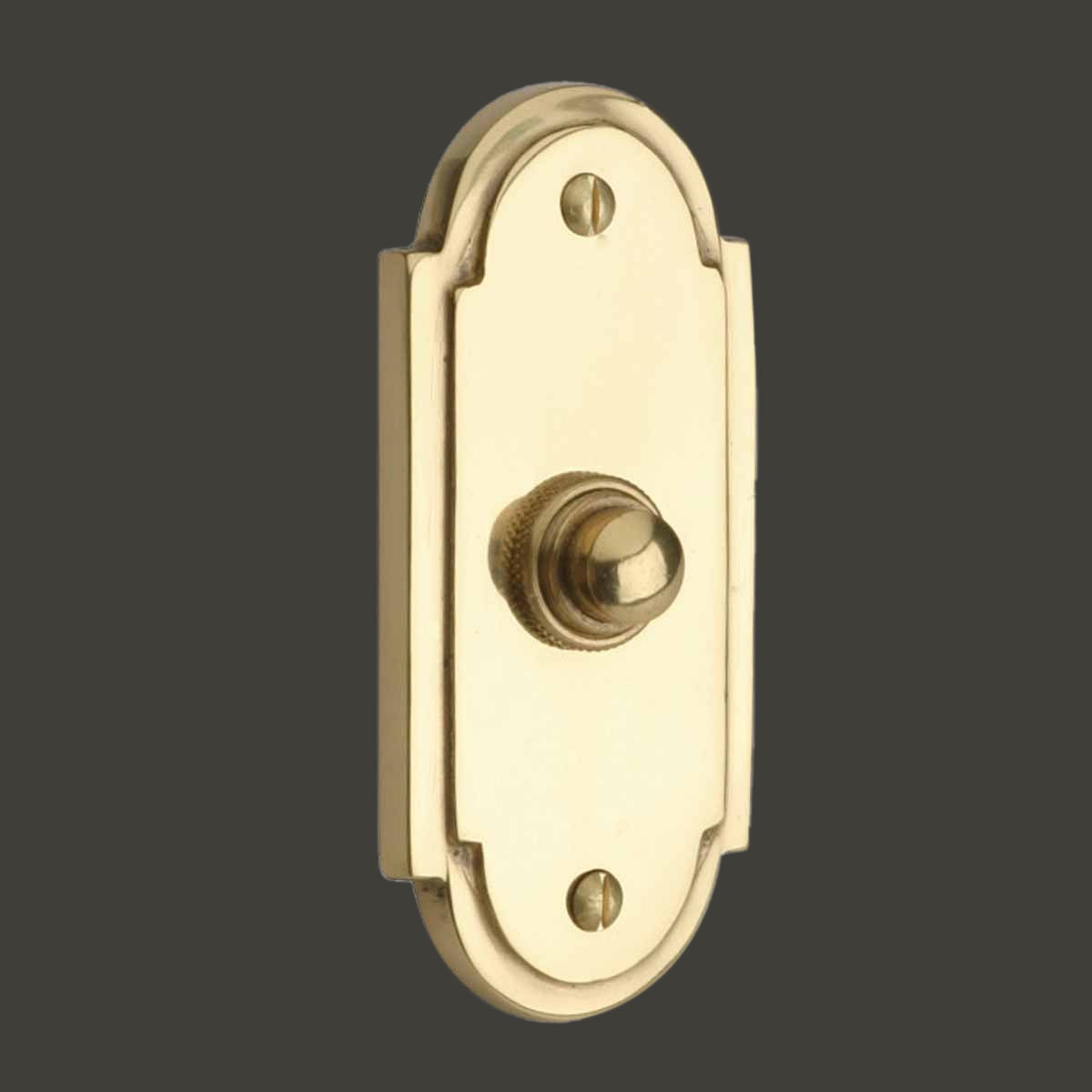 Brass Door Bell Push Button Chime Traditional Colonial L Lasting