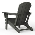 thumbnail image 6 of WestinTrends Nantucket Outdoor Patio HDPE Resin Adirondack Chair With Cup Holder and Phone Holder, Gray, 6 of 17