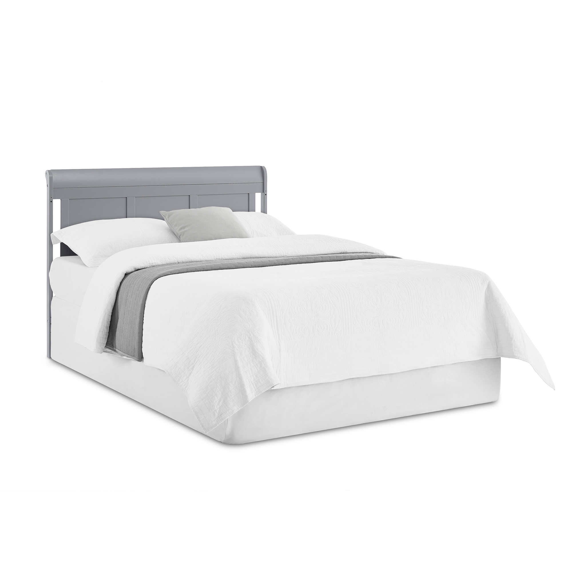 Simmons Kids Carter 6-in-1 Convertible Crib - Greenguard Gold Certified, Grey