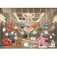 thumbnail image 5 of D-Christmas Stickers Christmas Window Stickers Santa Deco Christmas Decoration Windows DIY Static Wall Reindeer Removable Glass Christmas Store Window Decoration, 5 of 5