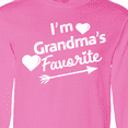 thumbnail image 4 of Inktastic I'm Grandma's Favorite with Arrow and Hearts Long Sleeve T-Shirt, 4 of 5