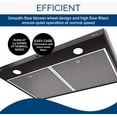 thumbnail image 4 of Broan-NuTone Range Hood Sahale BKSH130BL - 300 CFM, 2-Speed, Under Cabinet - Black, 4 of 6