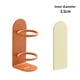 thumbnail image 5 of Advancent Soporte para cepillos de montado en la pared soporte para cepillos de eléctrico estante organizador de estante de naranja 2piezas, 5 of 6