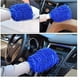 thumbnail image 4 of Manoplas de microfibra Chenille Wash Mitt Car Wash Mitts para limpiar coches de cocina 4 piezas azul JAMW Sencillez, 4 of 4