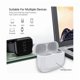 thumbnail image 4 of Ersättning för Airpod Pro trådlöst laddningsfodral 660 Mah fodral stödjer trådlös laddning (FMY) Vit, 4 of 5