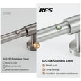thumbnail image 5 of KES Self Adhesive Shower Slide Bar 30 Inch with Adjustable Shower Head Holder, 18/8 Stainless Steel No Drill Mounted Shower Bar Brushed, 5 of 12