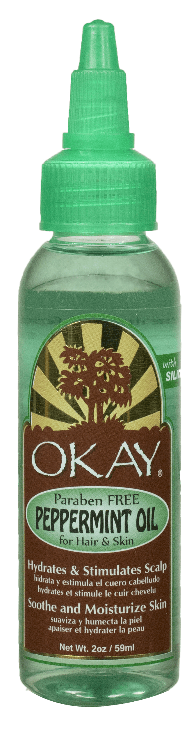 Okay Peppermint Oil For Hair & Skin, 2 Oz