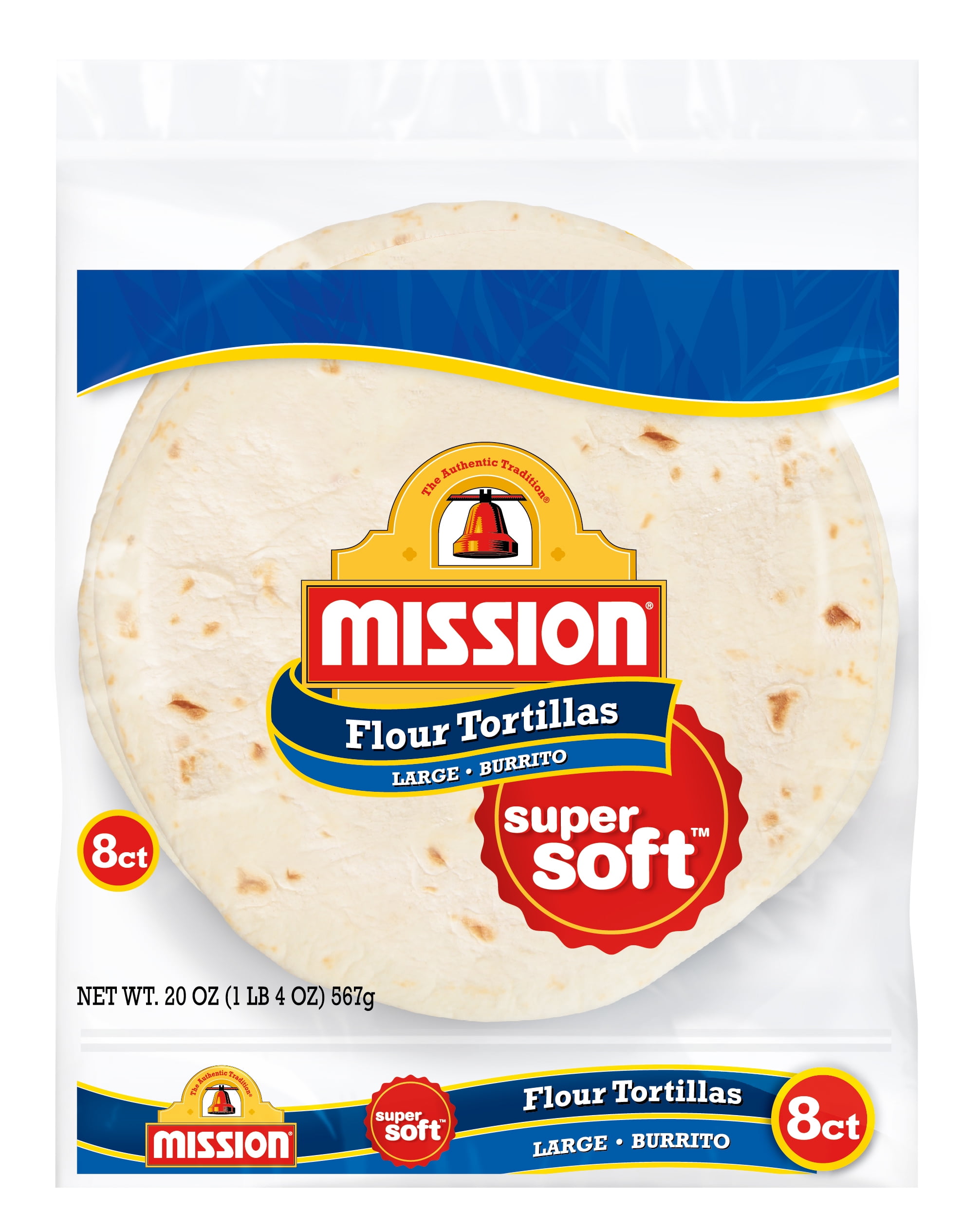 Mission Burrito Flour Tortillas 8 Count Walmart Com Walmart Com