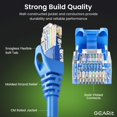 thumbnail image 2 of Cable Ethernet GEARit Cat6, paquete de 50, 46 cm, azul, 2 of 8