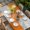 Orange, variant on Sage Green Abstract Table Cloths for 6 Foot Rectangle Tables, Grey Geometric Oil Painting Vintage Patio Waterproof Elastic Fitted Tablecloths, Washable Rectangular Table Cover for Camping