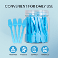 thumbnail image 5 of Pana Brand 100 Pcs Cosmetic Platics Spatulas 2.5" Disposable Sample Tester For Facial Cream and Mask - Blue, 5 of 6