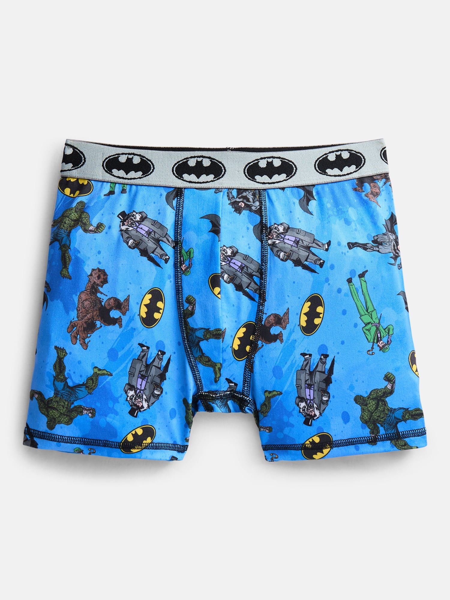 Batman Boy's Boxer Brief Underwear, 4-Pack