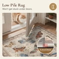 thumbnail image 6 of KUETH 5X7 Butterfly Area Rugs for Living Room, Non Slip Machine Washable Vintage Persian Rug, Low Pile Print Rug for Bedroom Dining Room Home Office, 6 of 10