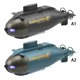 thumbnail image 5 of Submarino Mini RC YUANXCMXG 2024 Innovación Pigboat Control remoto 5 minutos 5 metros, 5 of 5