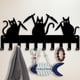 thumbnail image 2 of Llavero de gato con 10 ganchos, colgador de llaves decorativo para pared, divertido organizador de llaves., 2 of 9
