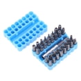 thumbnail image 2 of Peggybuy Ensemble de Bits de Sécurité Inviolable 33pc Torq Torx Hexagonale Clé à Trois Ailes, 2 of 6