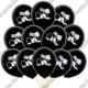 thumbnail image 4 of Kit de decoración de globos de látex de Mickey Mouse de 12 pulgadas, 10 o 20 unidades, color rojo, negro y amarillo, para fiestas de cumpleaños y baby shower, 4 of 5