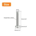 thumbnail image 2 of Uxcell M1.6x0.35x10mm 50 Pack Metal Flat Round Head Screws Phillips Drive Machine Bolt, 2 of 5