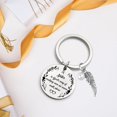 thumbnail image 3 of zttd sister keychain a sister is god's way of making sure we never walk alone friends sister keychain gifts for sister, 3 of 5