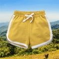 thumbnail image 3 of Fouhkni Toddler Boys Girls Beach Shorts Elastic Waist Colors Block Loose Casual Active Sports Shorts, 3 of 5