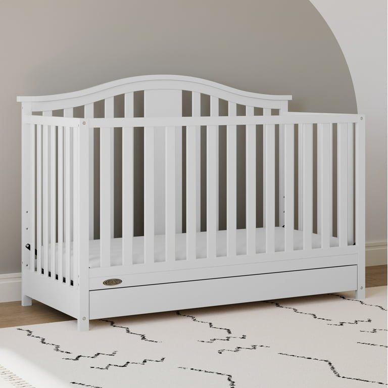 White graco outlet crib walmart