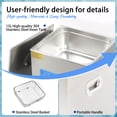 thumbnail image 6 of VUA 15L Ultrasonic Cleaner with Knob Control, Timer & Heater – Professional Ultrasonic Parts Cleaner for Jewelry, Glasses, Watches, Dentures, Circuit Boards, 6 of 10