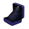 thumbnail image 2 of Caja de collar de luz LED kusrkot Propuesta Compromiso Boda Vitrina Azul, 2 of 8