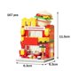 thumbnail image 4 of Kit de bloques de construcción de casa de comida con vista a la calle de tienda de arquitectura DIY, modelo de película clásica para niñas, juguetes para niños, 4 of 8