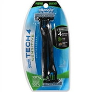 Wilkinson Sword Tech 4 Sensitive Disposables Razors, 3 count