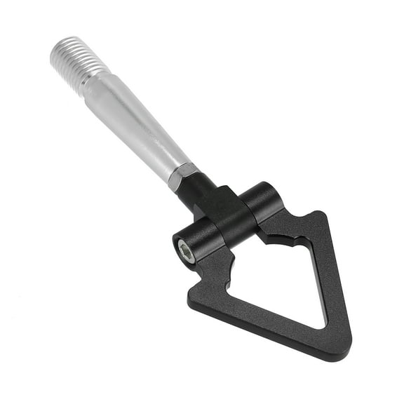 Track Racing Front Rear Bumper Tow Hook Trailer Hitch Ring for Mitsubishi Lancer Evolution x 10 Black Triangle