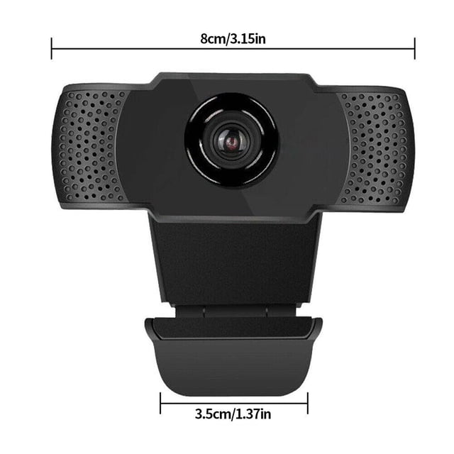 1080p USB Webcam Micrófono incorporado Cámara de transmisión en vivo Cámara de computadora de pantalla ancha Inevent HA6469-00B